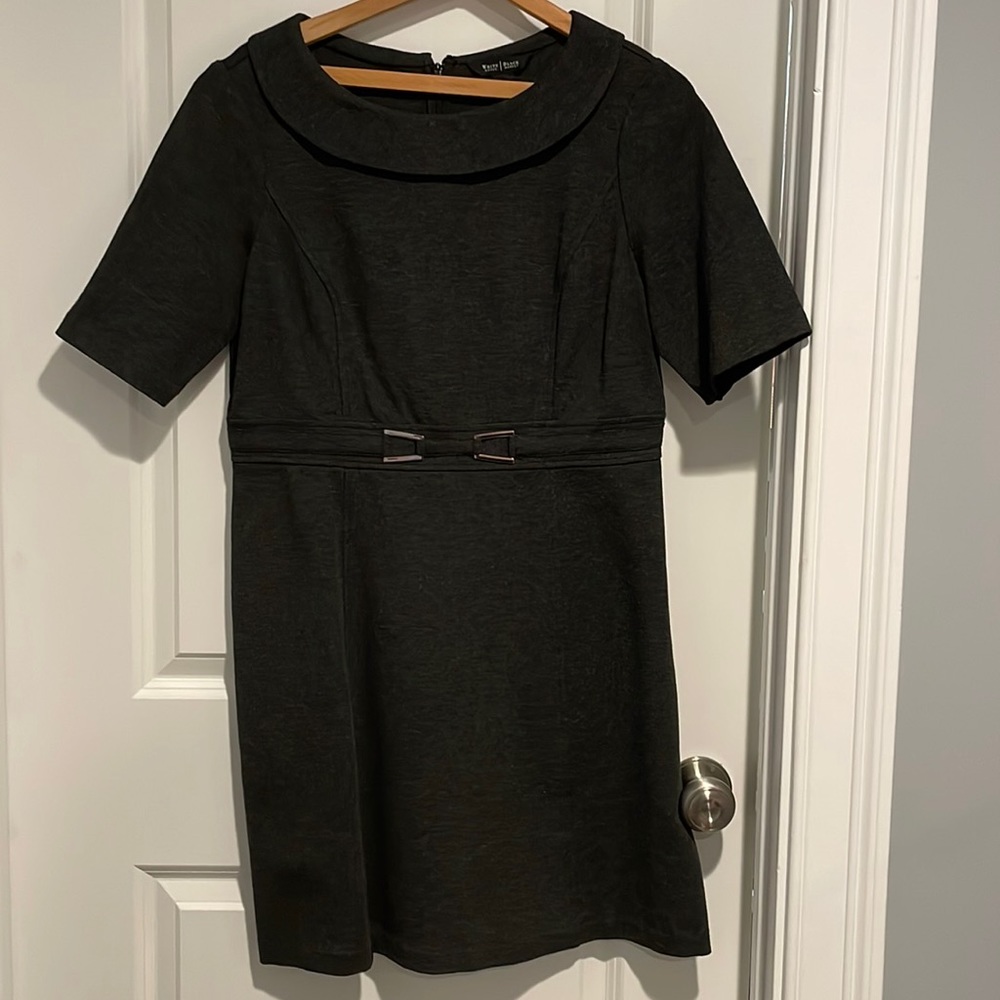 WHBM heather grey Work dress